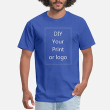 Carica l'immagine nel visualizzatore di Gallery, <transcy>100% cotone fai da te la tua foto o logo personalizzato stampa t-shirt donna / uomo t-shirt t-shirt t-shirt personalizzata da uomo moda</transcy>