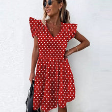 Tải hình ảnh vào trình xem Thư viện, Quần áo mùa hè đôi 2021 Phụ nữ Polka Dot Street Sexy phòng tắm vùng biển mỏng váy phụ tùng với kích thước đầu dây màu nhỏ