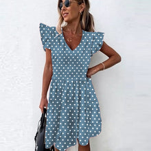 Tải hình ảnh vào trình xem Thư viện, Quần áo mùa hè đôi 2021 Phụ nữ Polka Dot Street Sexy phòng tắm vùng biển mỏng váy phụ tùng với kích thước đầu dây màu nhỏ