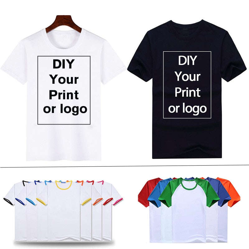 Customized Print T Shirt for Men's DIY Your Like Photo or Logo  Many Colour and Style Top Tees Women's Modal T Shirt  Size S-4XL